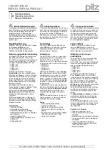 Preview for 1 page of Pilz PSEN b3 Operating Instructions