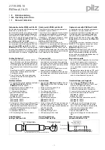 Pilz PSEN ma1.3-08 Operating Instructions Manual предпросмотр