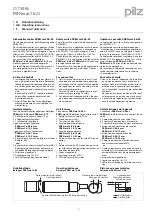 Предварительный просмотр 1 страницы Pilz PSEN ma1.3b-23 Operating Instructions Manual