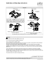 Предварительный просмотр 2 страницы Pilz PSEN me2 Installation And Operating Instructions Manual