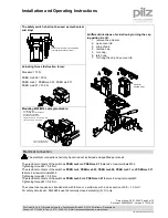 Предварительный просмотр 3 страницы Pilz PSEN me2 Installation And Operating Instructions Manual