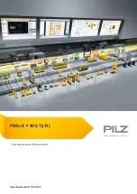 Предварительный просмотр 1 страницы Pilz PSSu E F 4DI-R Operating Manual