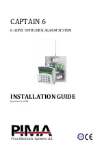 Предварительный просмотр 1 страницы Pima Captain 6 Installation Manual