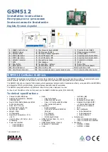 Pima GSM512 Installation Instructions Manual preview