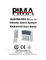 Pima HUNTER-PRO 32 RXN-9/416 User Manual preview