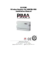 Предварительный просмотр 1 страницы Pima RC-PRO Installation Manual