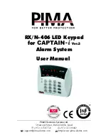 Preview for 1 page of Pima RX-406 User Manual