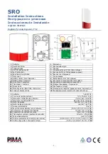 Preview for 1 page of Pima SRO143 Installation Instructions Manual