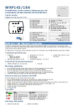 Предварительный просмотр 1 страницы Pima WRF143 Installation Instructions