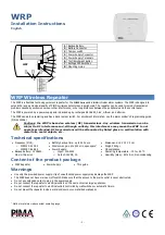 Pima WRP Installation Instructions preview