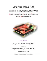 PiModules UPS PIco HV3.0 HAT User Manual preview