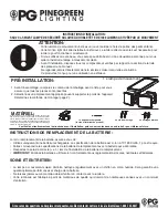 Предварительный просмотр 3 страницы Pinegreen Lighting CL-SML2ST Installation Instructions