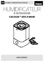 Предварительный просмотр 9 страницы Pingi CASCADA CHD-A4000D Operating Instructions Manual