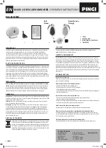 Preview for 1 page of Pingi I-DRY XL ID-500 Operating Instructions