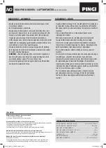 Preview for 20 page of Pingi VIDA 1S Operating Instructions Manual