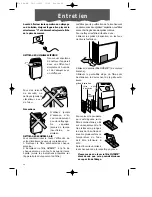 Предварительный просмотр 22 страницы Pinguino PAC 75U Use And Maintenance Manual