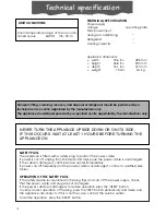 Preview for 18 page of Pinguino PAC T110P Instructions For Use Manual