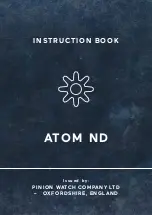 Предварительный просмотр 1 страницы Pinion Atom ND Instruction Book