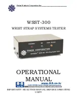 Pinion WSST-300 Operational Manual preview