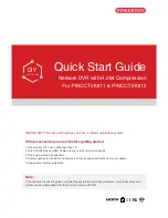 Preview for 1 page of PINKERTON PINCCTVK811 Quick Start Manual