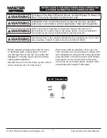 Preview for 2 page of Pinnacle Climate Technologies MASTER INDUSTRIAL MHD-24P User'S Manual & Operating Instructions