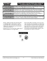 Preview for 2 page of Pinnacle Climate Technologies MASTER INDUSTRIAL MHD-24W User'S Manual & Operating Instructions