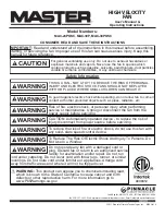 Preview for 1 page of Pinnacle Climate Technologies MASTER MAC-24POSC User'S Manual & Operating Instructions