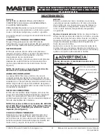 Preview for 22 page of Pinnacle Climate Technologies Master MH-140T-KFA User'S Manual & Operating Instructions