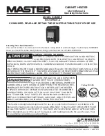 Preview for 1 page of Pinnacle Climate Technologies MASTER MH-18PNCH-A User'S Manual & Operating Instructions