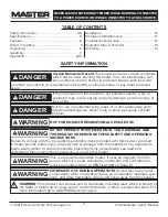 Preview for 2 page of Pinnacle Climate Technologies MASTER MH-18PNCH-A User'S Manual & Operating Instructions