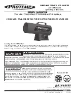 Preview for 1 page of Pinnacle Climate Technologies PROTEMP PT-125V-GFA-A User'S Manual & Operating Instructions