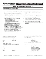 Preview for 4 page of Pinnacle Climate Technologies PROTEMP PT-125V-GFA-A User'S Manual & Operating Instructions