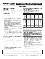 Preview for 7 page of Pinnacle Climate Technologies PROTEMP PT-125V-GFA-A User'S Manual & Operating Instructions