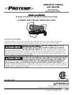 Pinnacle Climate Technologies PROTEMP PT-140T-KFA User'S Manual & Operating Instructions preview