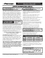 Preview for 3 page of Pinnacle Climate Technologies PROTEMP PT-140T-KFA User'S Manual & Operating Instructions