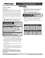 Preview for 6 page of Pinnacle Climate Technologies PROTEMP PT-140T-KFA User'S Manual & Operating Instructions