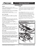 Preview for 8 page of Pinnacle Climate Technologies PROTEMP PT-140T-KFA User'S Manual & Operating Instructions