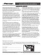 Preview for 28 page of Pinnacle Climate Technologies PROTEMP PT-140T-KFA User'S Manual & Operating Instructions