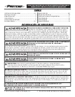 Preview for 30 page of Pinnacle Climate Technologies PROTEMP PT-140T-KFA User'S Manual & Operating Instructions