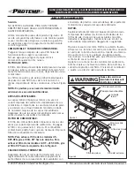 Preview for 36 page of Pinnacle Climate Technologies PROTEMP PT-140T-KFA User'S Manual & Operating Instructions