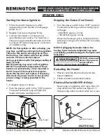 Preview for 8 page of Pinnacle Climate Technologies REMINGTON REM-125-OFR-B User'S Manual & Operating Instructions