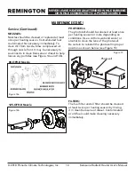 Preview for 10 page of Pinnacle Climate Technologies REMINGTON REM-125-OFR-B User'S Manual & Operating Instructions