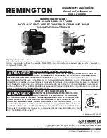 Preview for 19 page of Pinnacle Climate Technologies REMINGTON REM-125-OFR-B User'S Manual & Operating Instructions