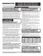 Preview for 21 page of Pinnacle Climate Technologies REMINGTON REM-125-OFR-B User'S Manual & Operating Instructions