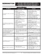 Preview for 30 page of Pinnacle Climate Technologies REMINGTON REM-125-OFR-B User'S Manual & Operating Instructions