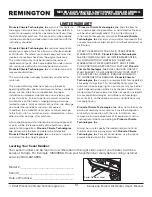 Preview for 14 page of Pinnacle Climate Technologies REMINGTON REM-140T-KFA-B User'S Manual & Operating Instructions