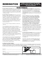 Preview for 16 page of Pinnacle Climate Technologies REMINGTON REM-16-TTC-B User'S Manual & Operating Instructions