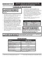 Preview for 20 page of Pinnacle Climate Technologies REMINGTON REM-18PNCH-B User'S Manual & Operating Instructions