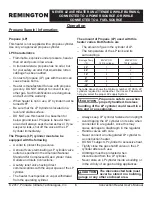 Preview for 7 page of Pinnacle Climate Technologies Remington REM-200V-LPC-O User'S Manual & Operating Instructions