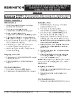 Preview for 9 page of Pinnacle Climate Technologies Remington REM-200V-LPC-O User'S Manual & Operating Instructions